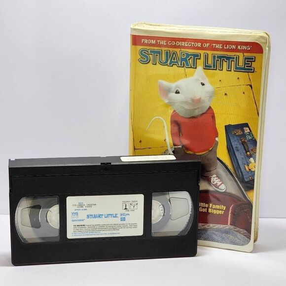 Vintage 1999 Original Stuart Little VHS Moive Columbia Pictures - Picture 4 of 4